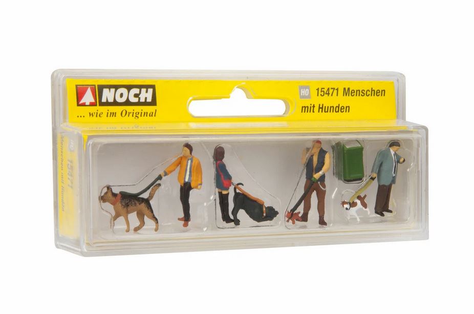 Noch 15471 Menschen mit Hunden - Spur H0 - Neu - OVP Figuren
