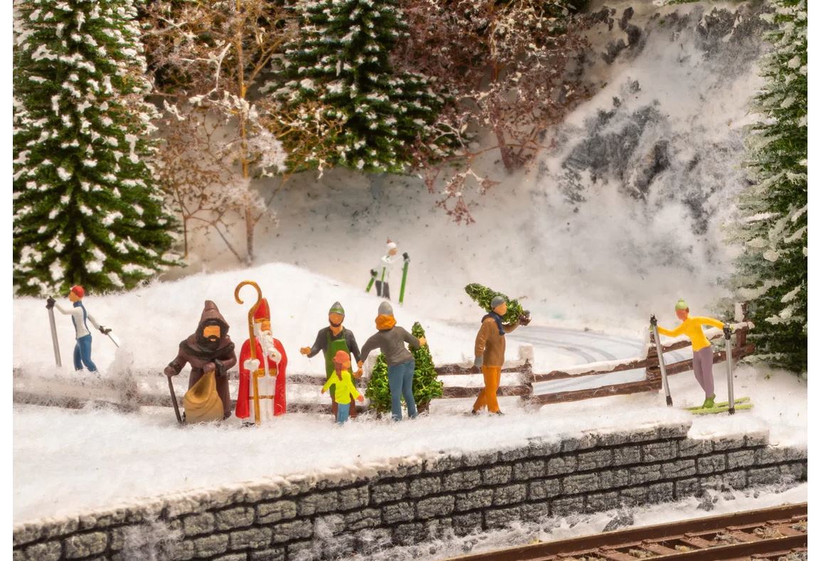 Noch 15923 Nikolausabend 1:87 Spur H0 Neu OVP Figuren