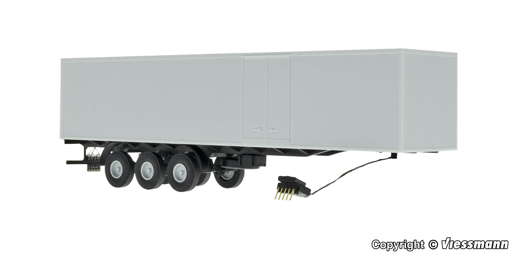 Viessmann 8226 3-achs Koffersattelauflieger mit Unterfahrschutz Spur H0