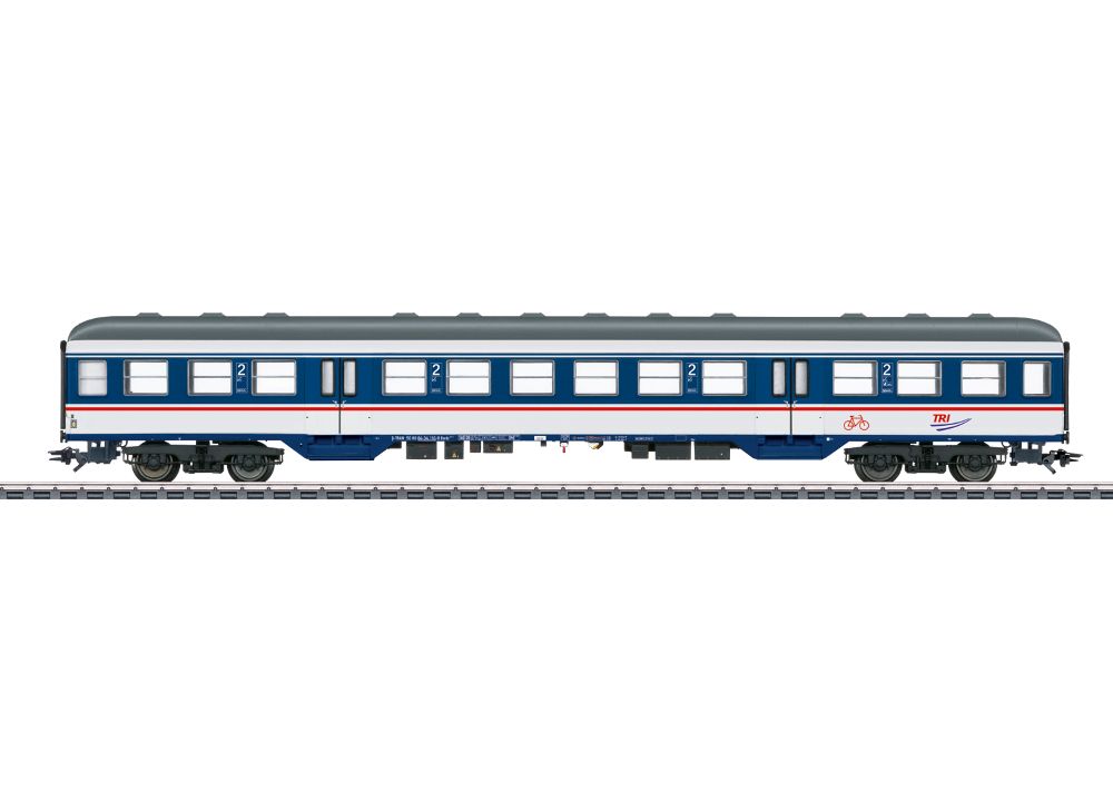 Märklin 43827 Personenwagen Bnrdz 451.9, 2. Klasse (TRI) Spur H0