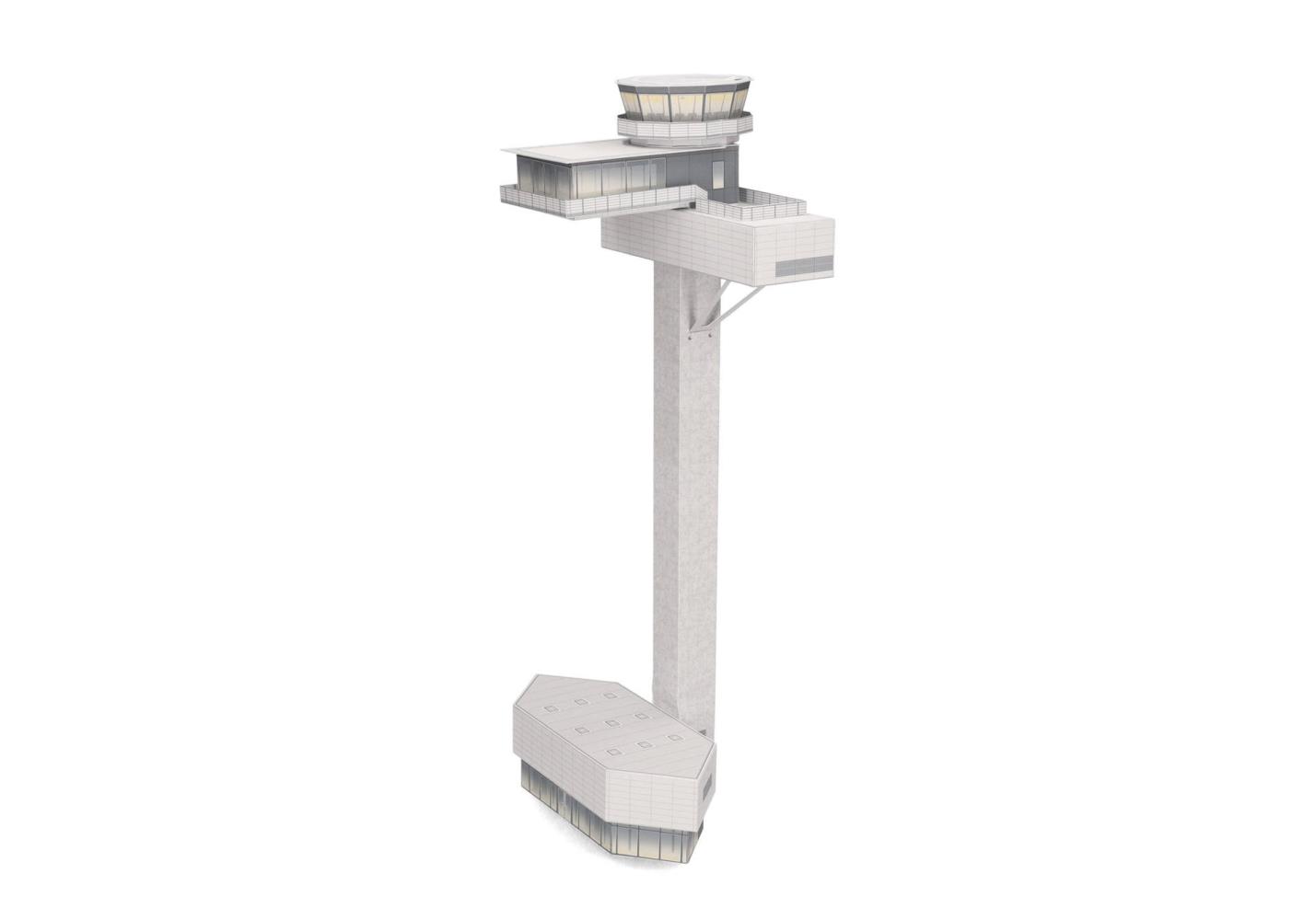 Herpa 573061 Airport Tower 1:200 Kartonbausatz Neu OVP