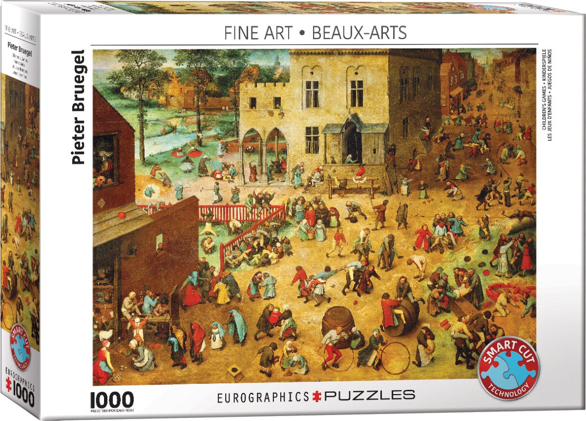 EUROGRAPHICS 6000-6037 Kinderspiele Pieter Bruegel 1000 Teile Puzzle NEU OVP