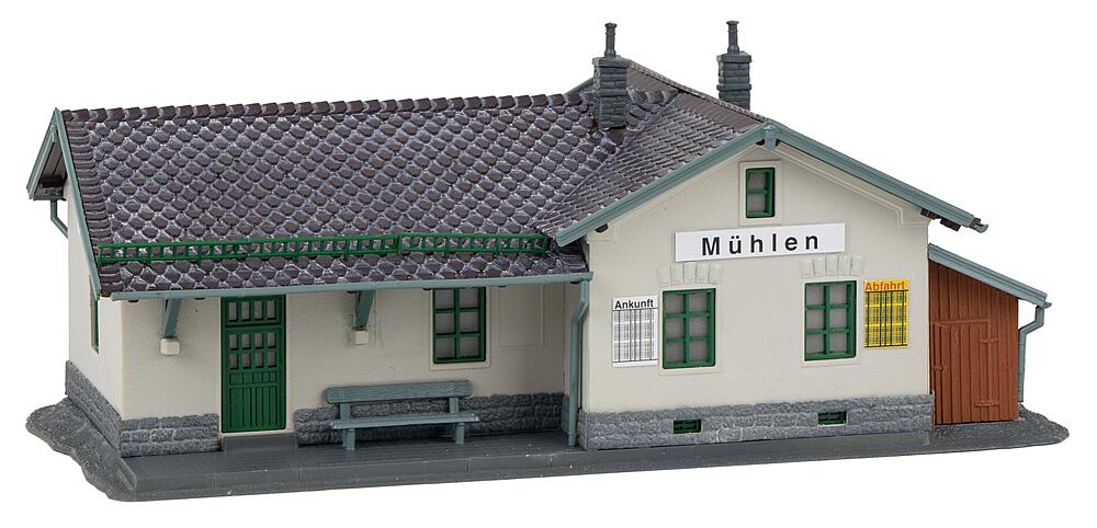 Faller 110150 Bahnhof Mühlen 1:87 Spur H0 Bausatz Neu OVP