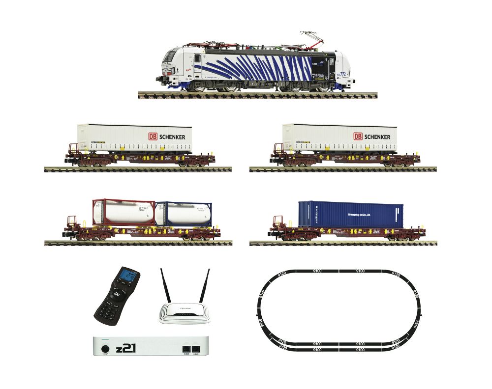 Fleischmann 931891 z21 Digitalset E-Lok BR 193 mit Güterzug 1:160 Spur N