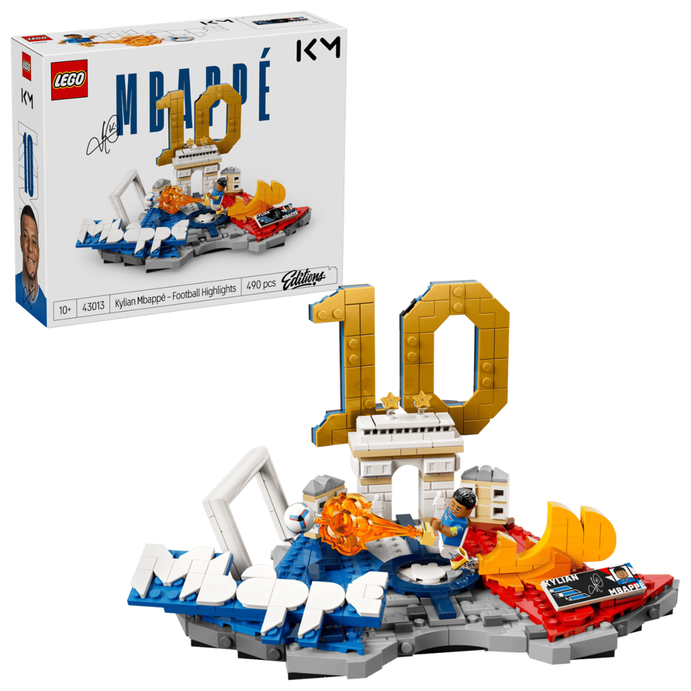 LEGO 43013 EDITIONS Kylian Mbappé – Fußball-Highlights Bausatz