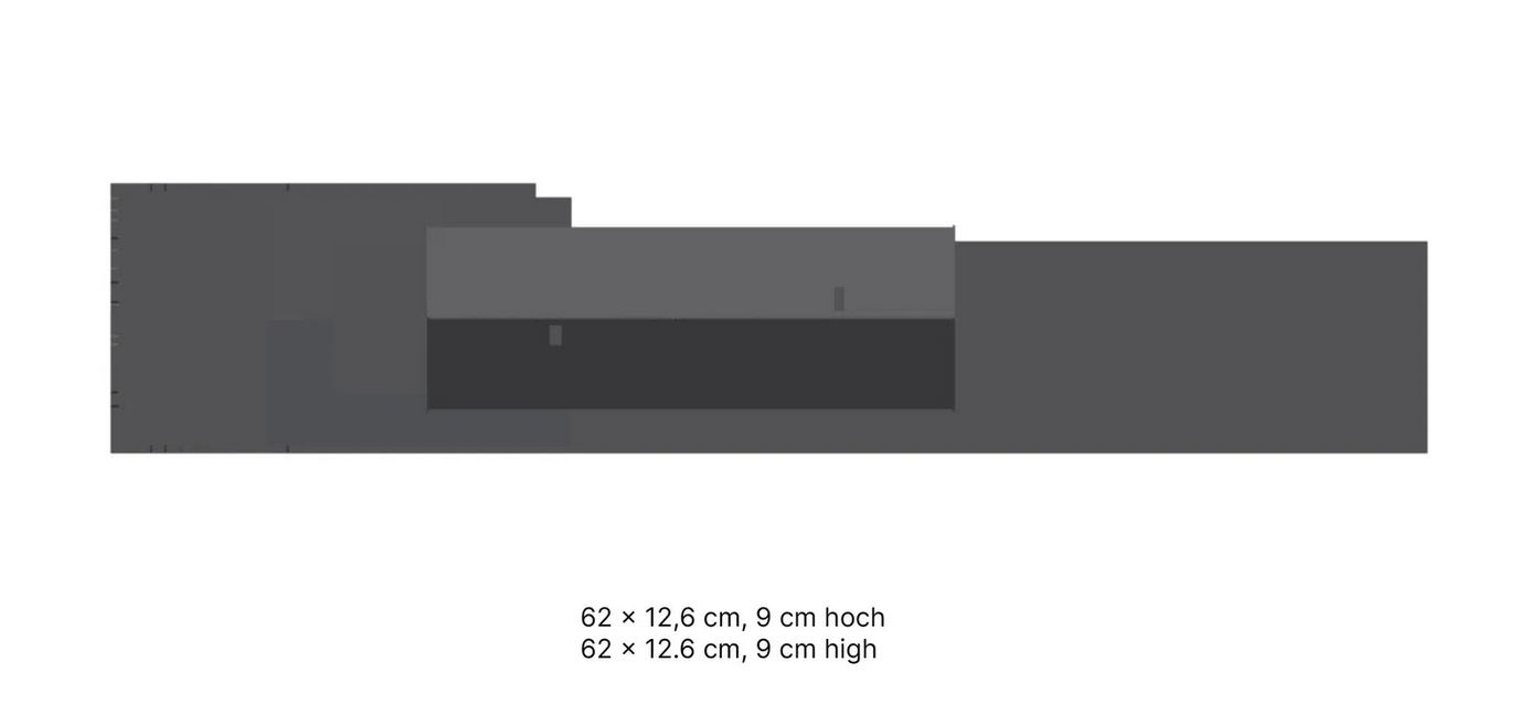 Noch 66005 Bahnhof Bergün 62 x 12,6 cm, 9 cm hoch 1:87 Spur H0
