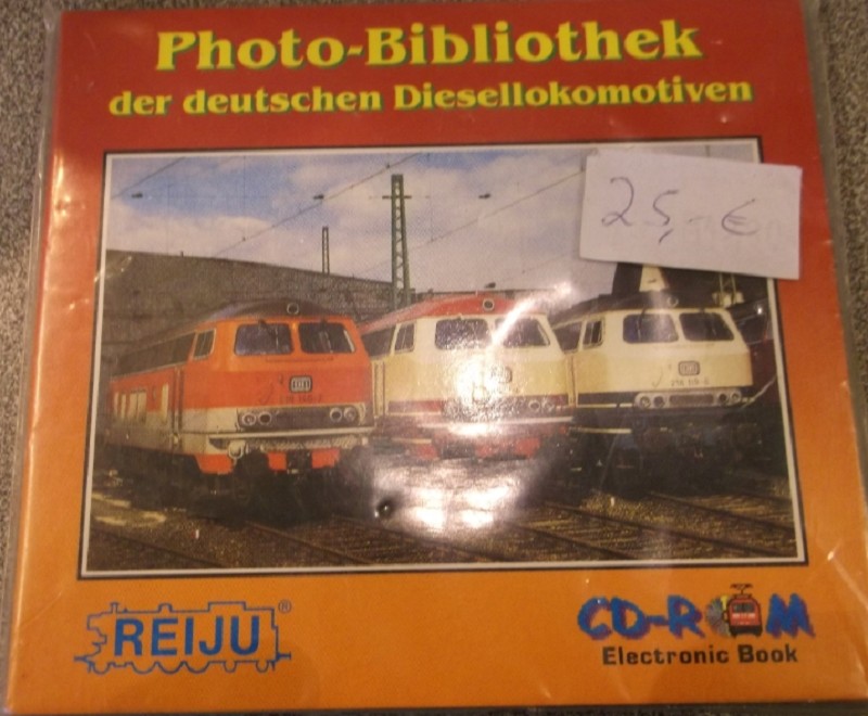 ArsTECNICA 3928735268 Photo Bibliothek der deutschen Diesellokomotiven CD ROM