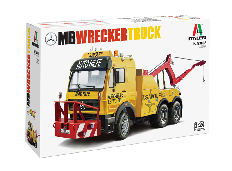Italeri 93808 MERCEDES-BENZ WRECKER TRUCK 1:24 Bausatz NEU