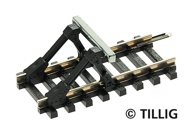 Tillig 83100 Prellbock mit Gleisstück 41,5 mm 1:120 Spur TT Neu