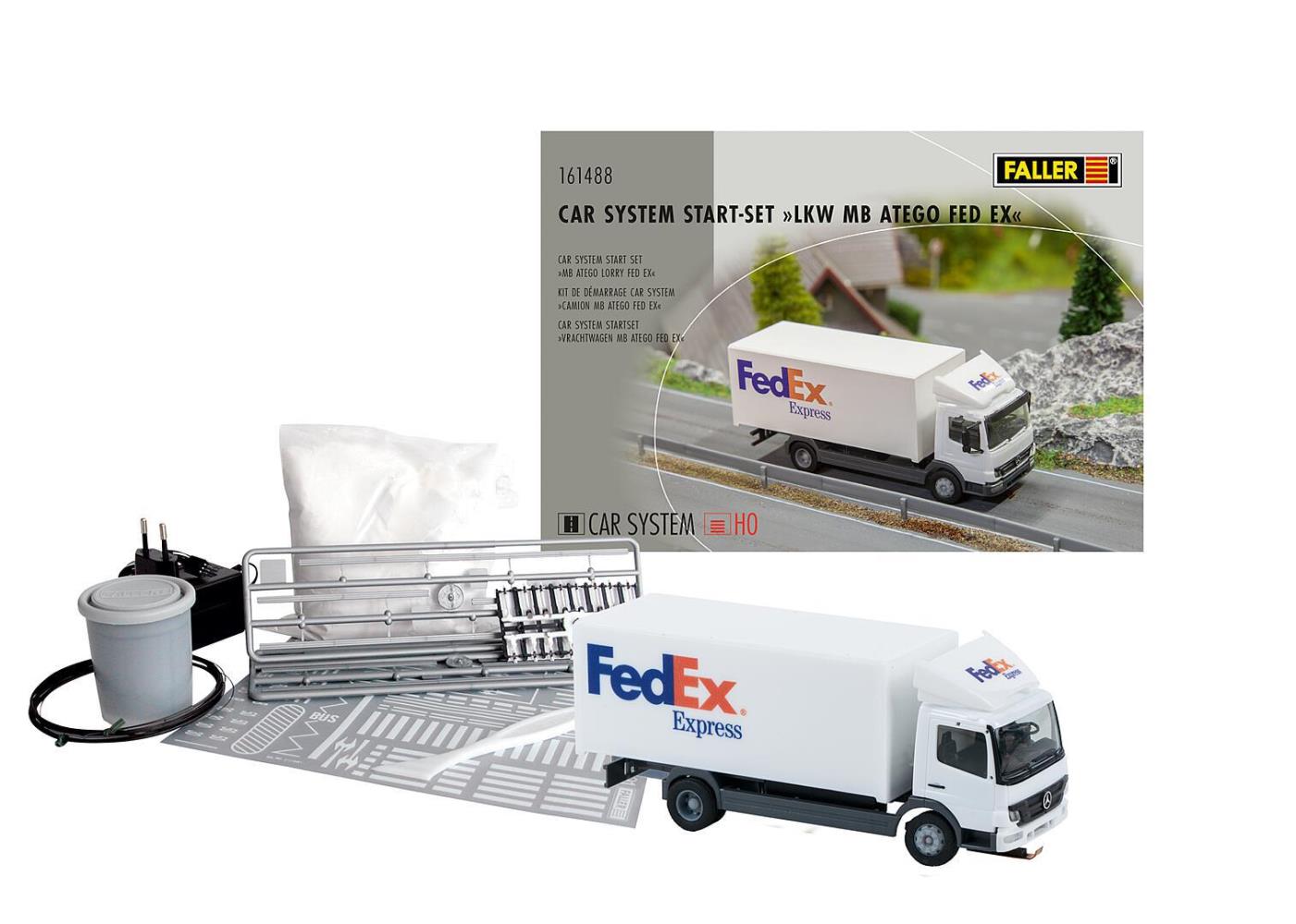 Faller 161488 Car System Start-Set LKW MB Atego FedEx Spur H0