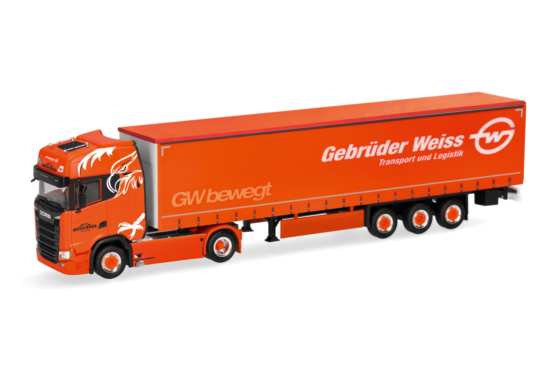 Herpa 320771 Scania CS 20 HD GaPlsz  Berger