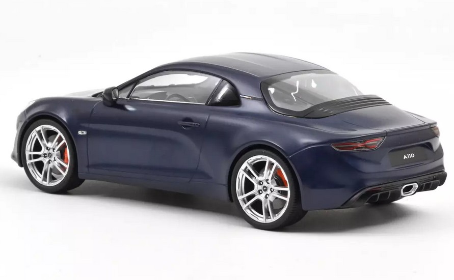 Norev 185444 Alpine A110 S 2025 Matte Storm Blau 1:18 Standmodell
