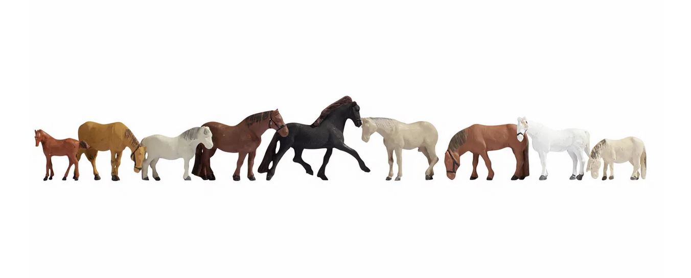 Noch 15761 Pferde 1:87 Spur H0 Neu OVP Tiere Figuren