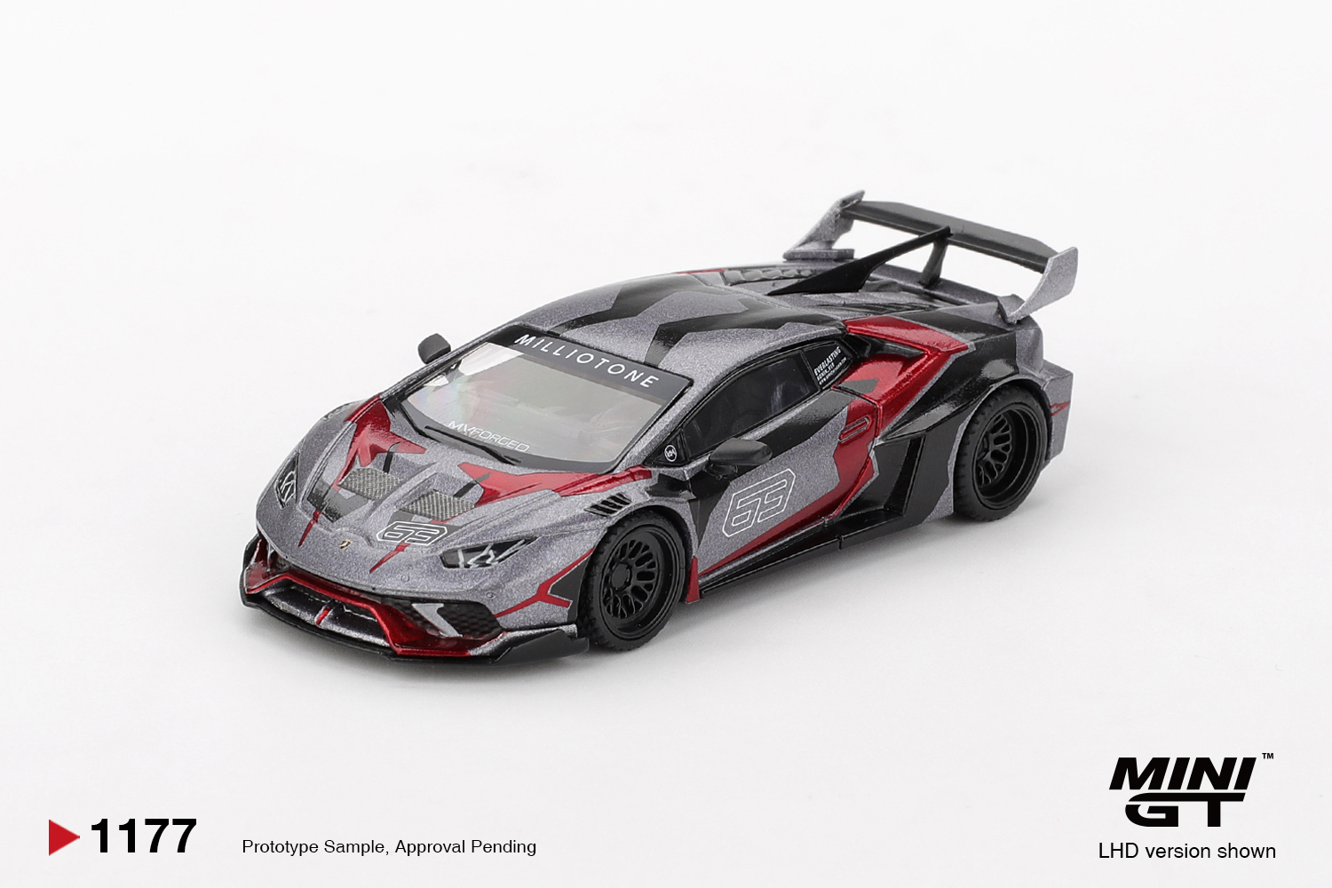 Mini GT 1177 LB-WORKS Lamborghini Huracán GT RONIN 2025 1:64
