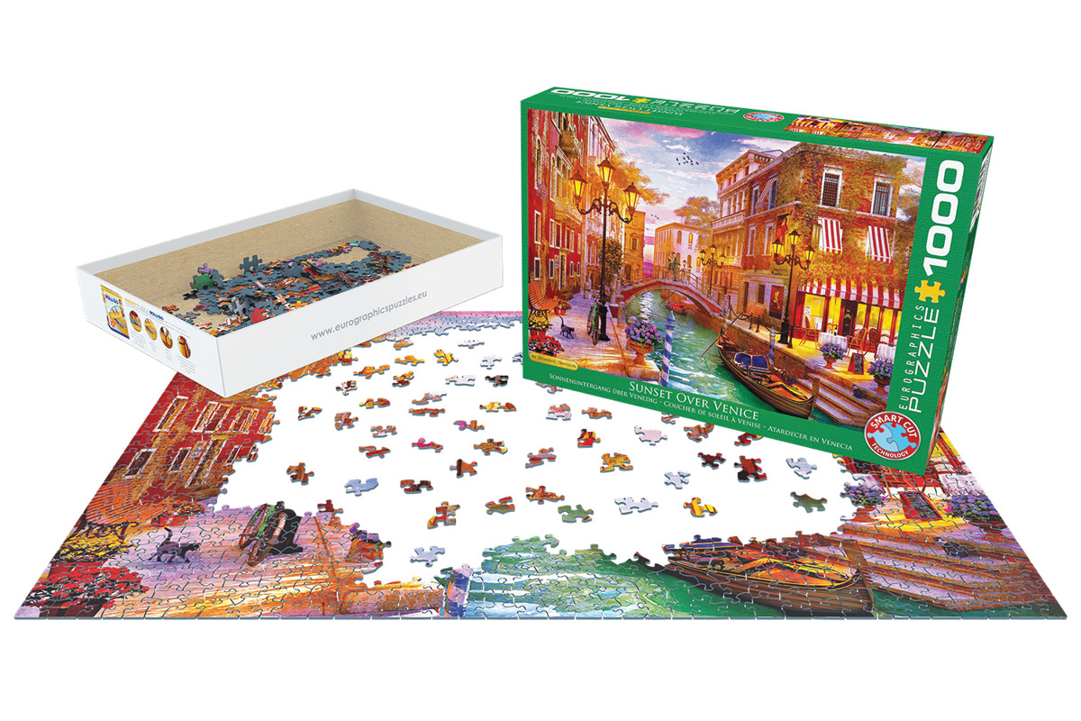 EUROGRAPHICS 6000-5353 Sonnernuntergang über Venedig 1000 Teile Puzzle