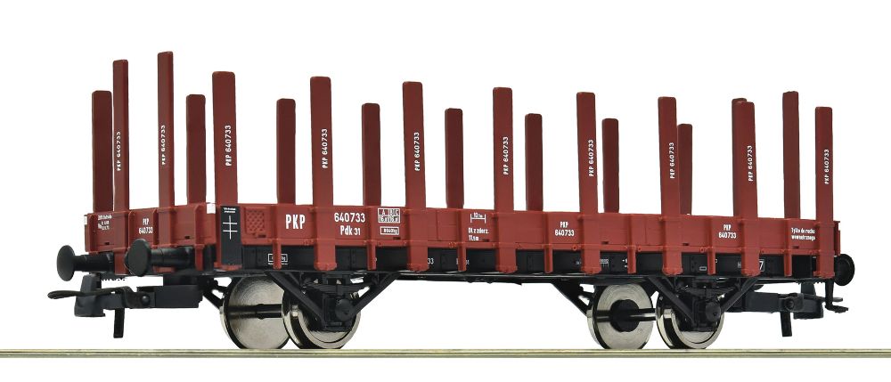 Roco 6600148 Steckrungenwagen, PKP 1:87 Spur H0 DC Neu OVP