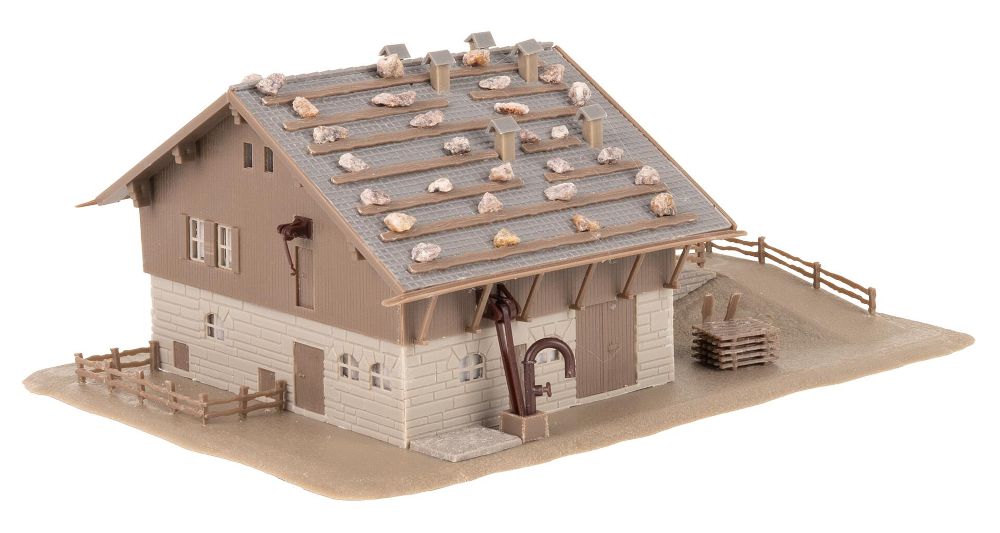 Faller 232129 Scheune mit Hocheinfahrt 1:160 Spur N Bausatz NEU