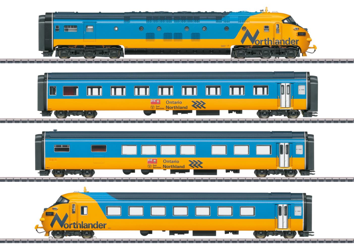 Märklin 39705 Dieseltriebzug Northlander ONR 1:87 Spur H0 AC Neu