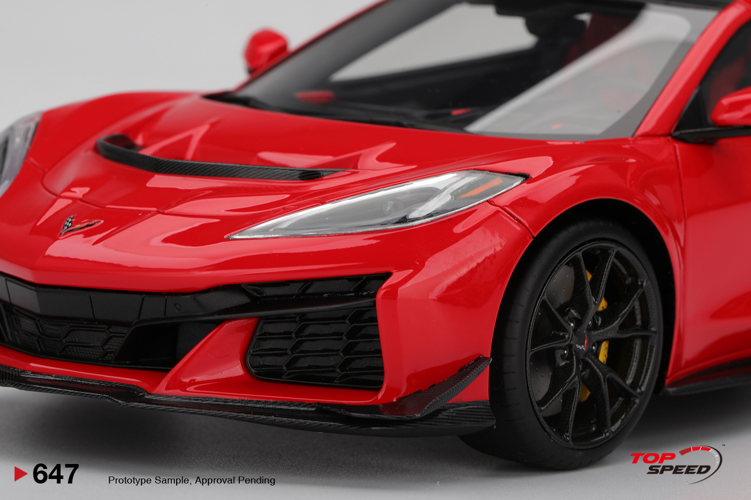 TSM 647 Chevrolet Corvette ZR1 Torch Red 2025 1:18 NEU OVP