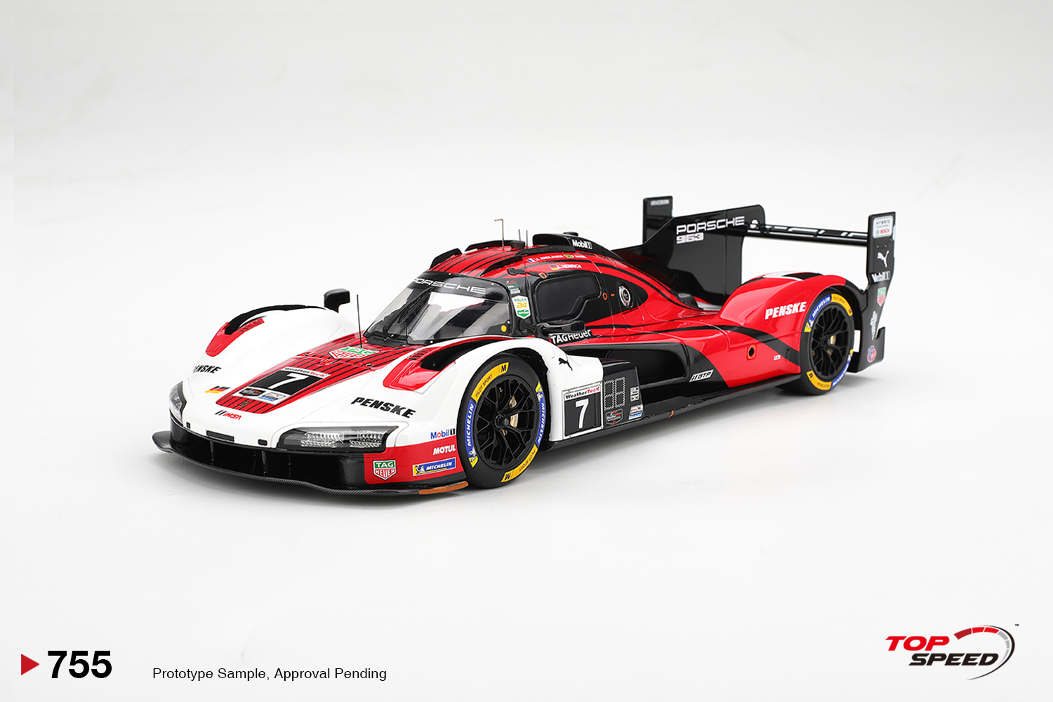 Top Speed 755 1:18 PORSCHE 963 #7 PORSCHE PENSKE MOTORSPORT