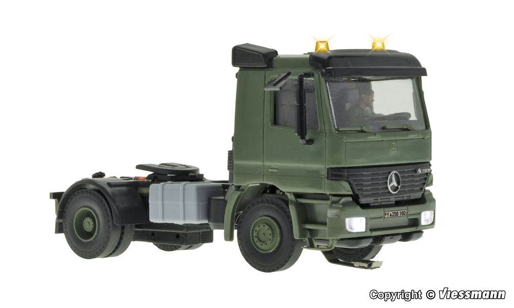 Viessmann 8160 MB ACTROS 2-achs Sattelschlepper Militär Basis Spur H0