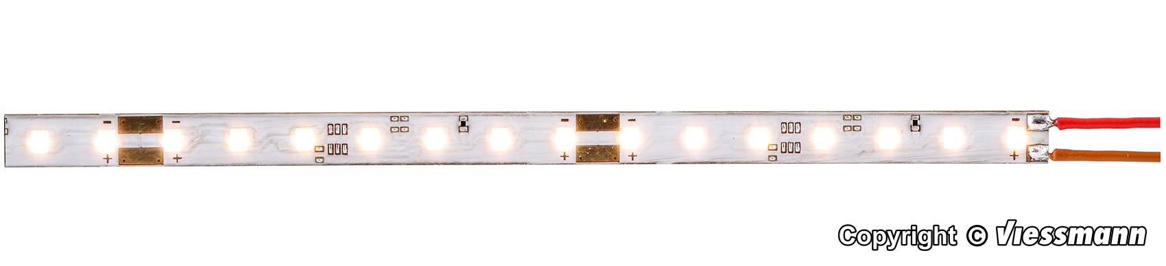 Viessmann 5088 LED-Leuchtstreifen 5 mm breit mit 42 LEDs weiß - Neu