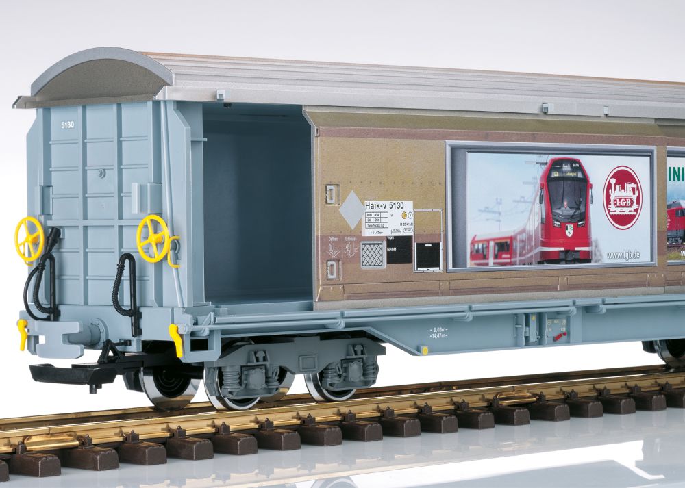 LGB 48576 Schiebewandwagen RhB 1:22,5 Spur G Neu OVP