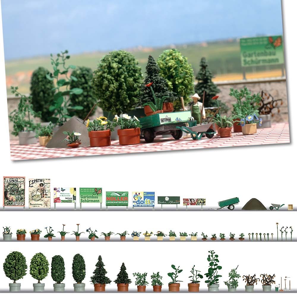 Busch 1211 Pflanzenkübel Set
