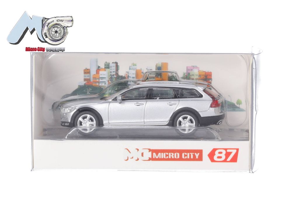 Herpa 87MC000019 MicroCity: Volvo V90 silber (2017) 1:87 Spur H0 NEU OVP