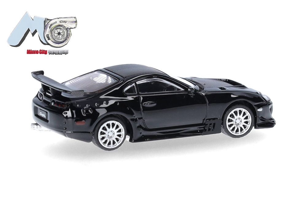Herpa 87MC000030 MicroCity: Toyota Supra schwarz (1993-2002) 1:87 NEU