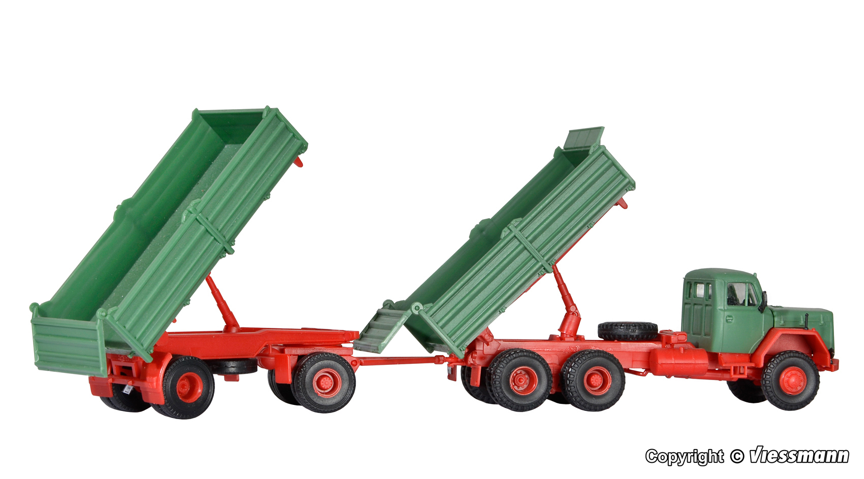 Kibri 14063 MAGIRUS DEUTZ 230 D 26 AK m. Kippanhänger 1:87