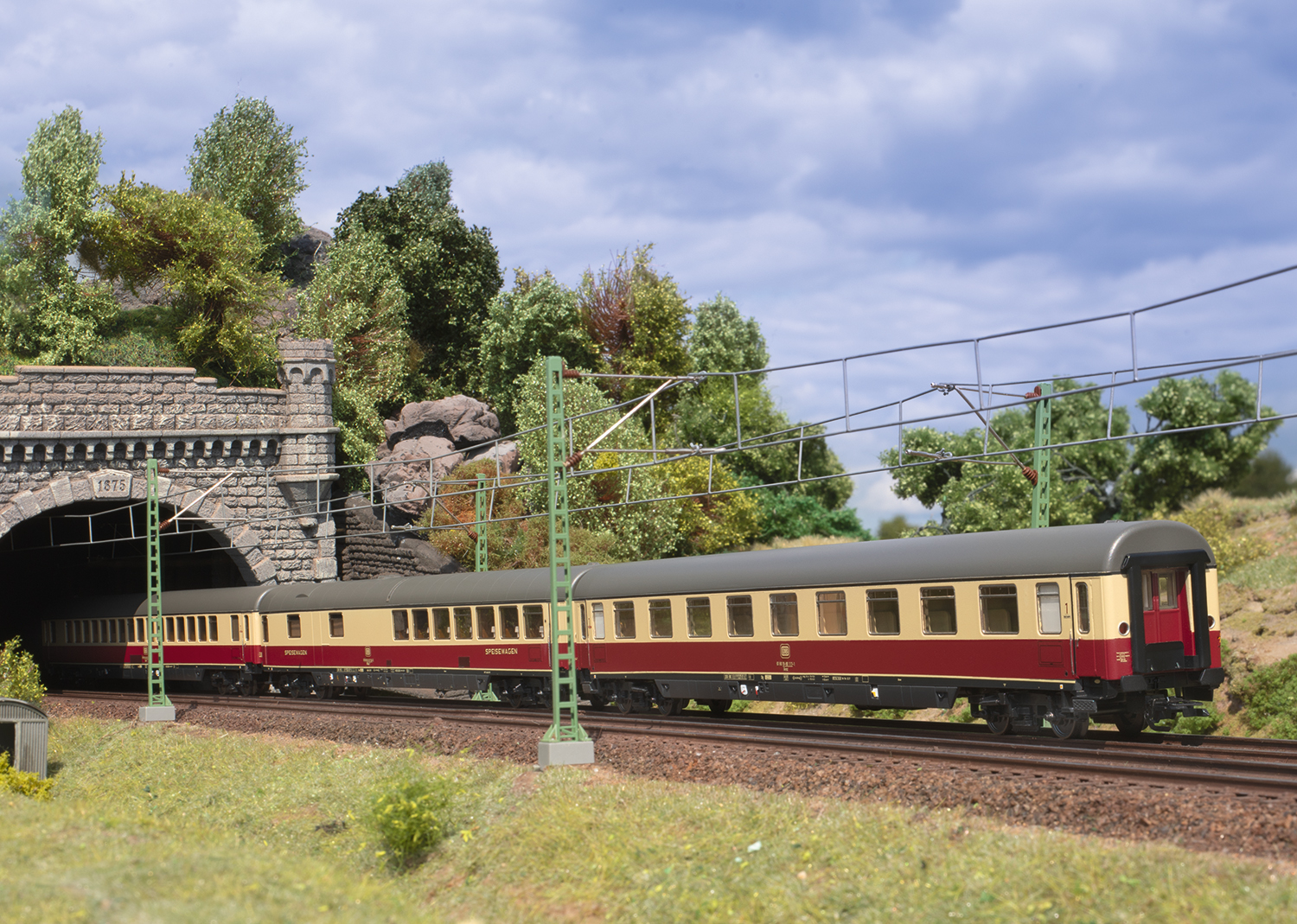 Märklin 43861 Schnellzugwagen Apmz 121 DB 1:87 Spur H0 AC Neu