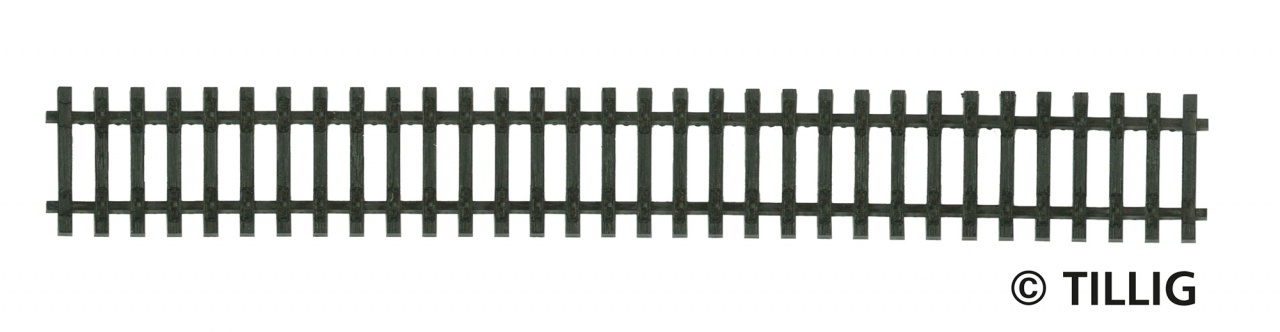 Tillig 83001 Gerades Schwellenband G1 166 mm 1:120 Spur TT Neu