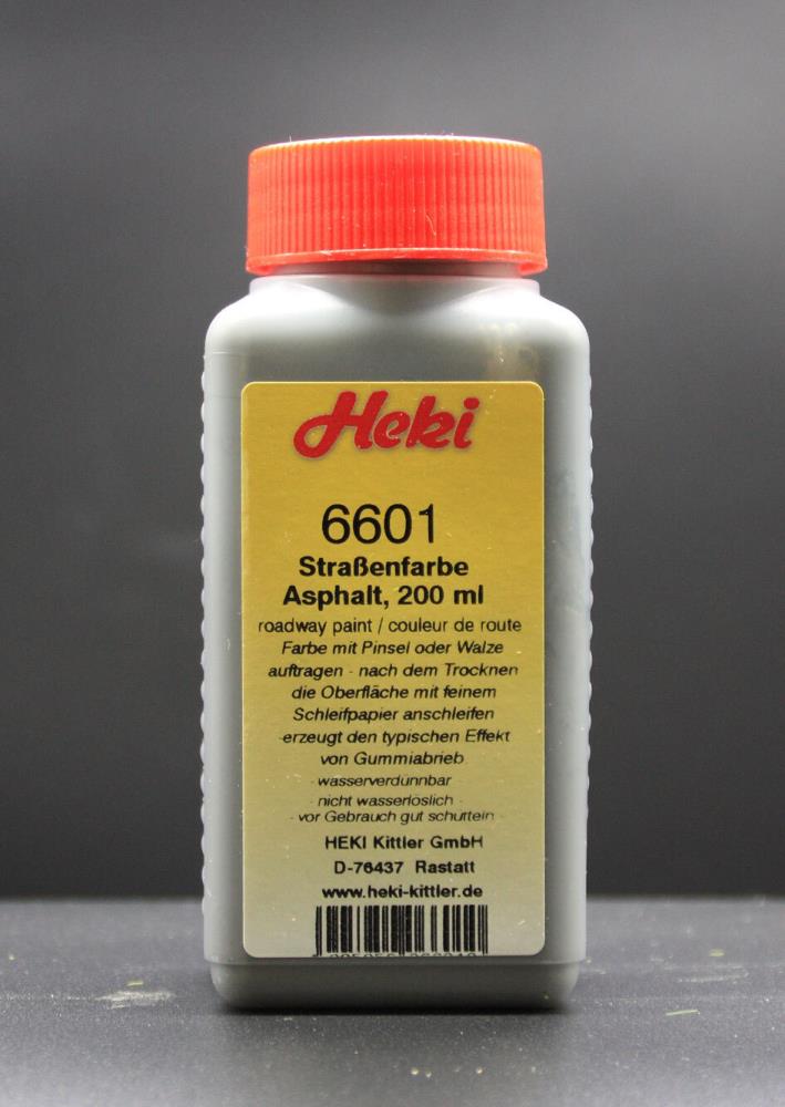 Heki 6601 Straßenfarbe Asphalt 200 ml Neu OVP