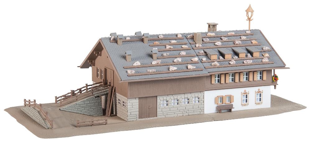 Faller 232199 Großer Alpenhof mit Scheune 1:160 Spur N Bausatz