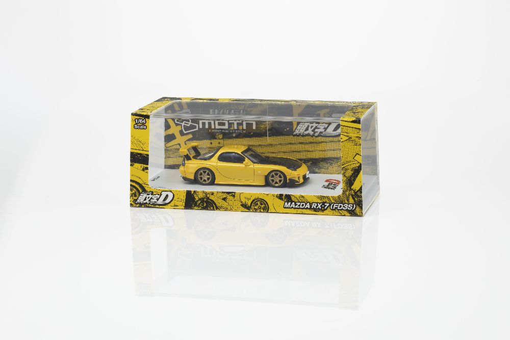 Kyosho 07133LB 1:64 MAZDA RX7 (FD) INITIAL D WITH LED 1995