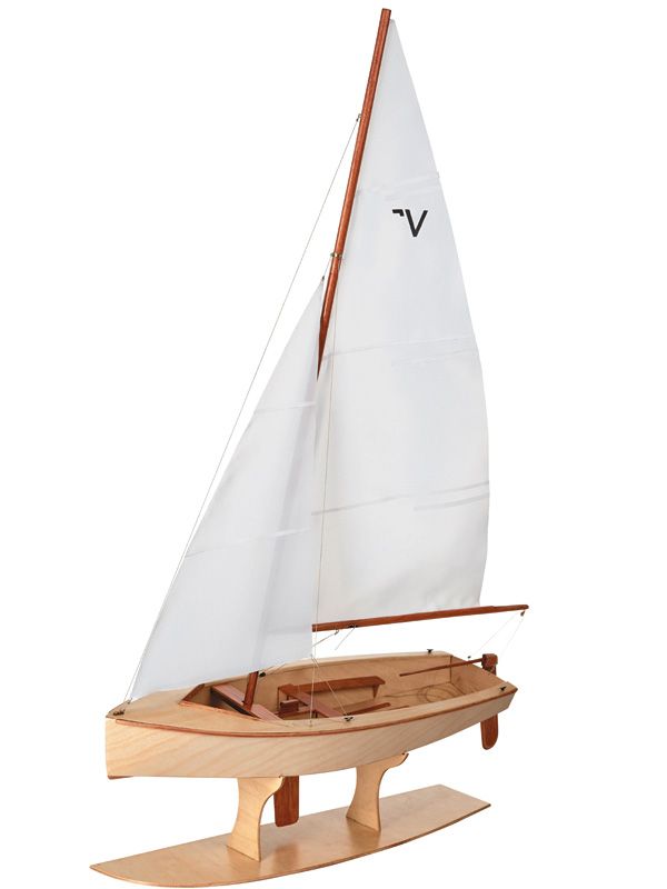 Krick 21203 Vaurien Segeljolle 1:10 Holzbausatz NEU OVP