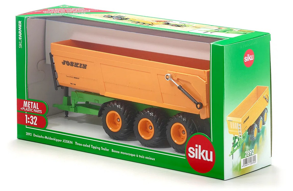 Siku 2892 Joskin Dreiachs-Muldenkipper 1:32 Spur 1 Standmodell