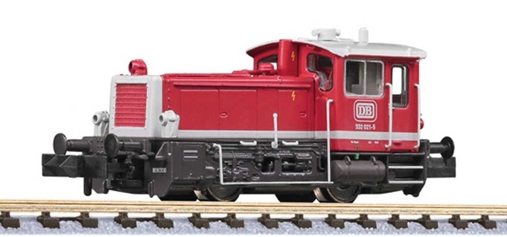 Liliput L162593 Diesel-Rangierlokomotive 332 021-5 DB orientrot Spur N