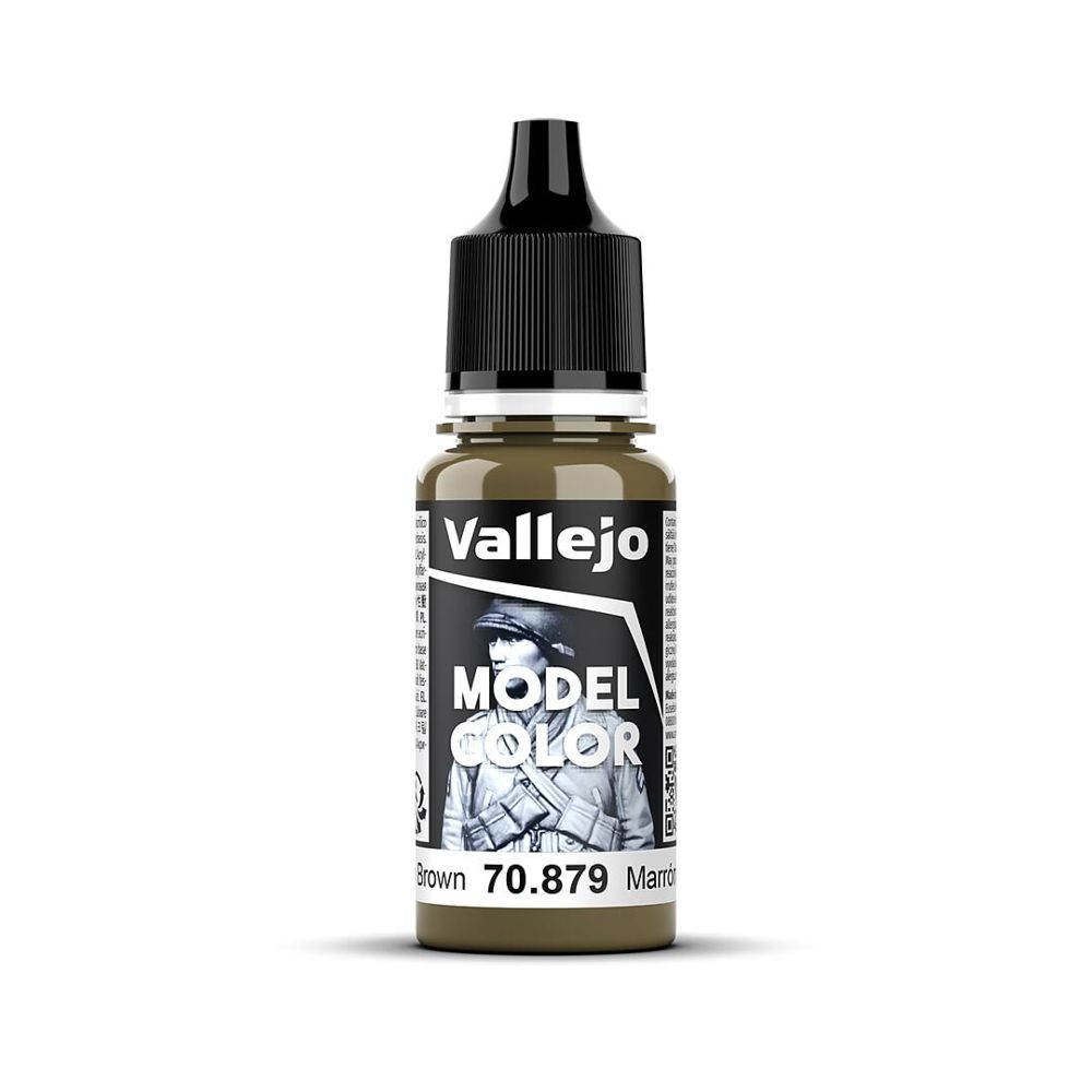 Vallejo 70879 Grünbraun, matt, 18 ml Model Color NEU
