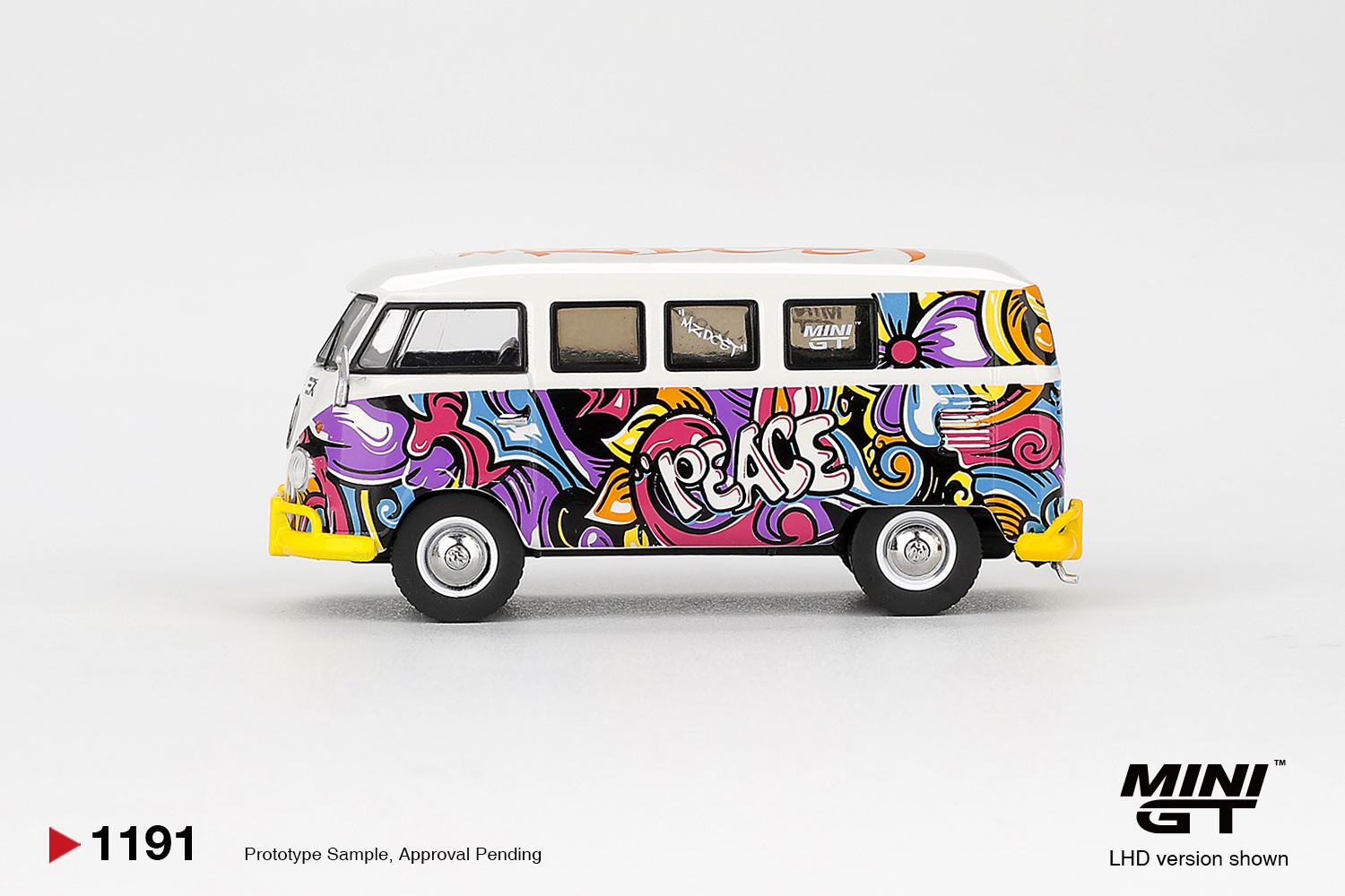 Mini GT 1191 Volkswagen T1 Microbus Mizu Design 1967 1:64 NEU OVP