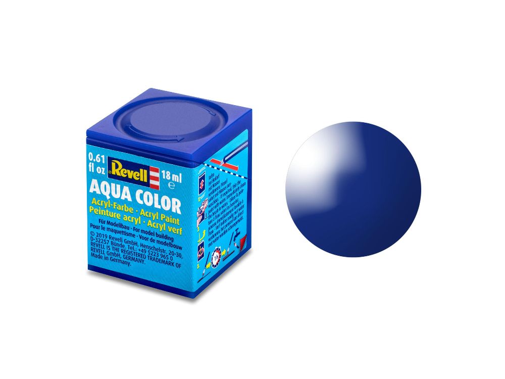 Revell 36151 Aqua Color ultramarinblau glänzend RAL 5002 18 ml
