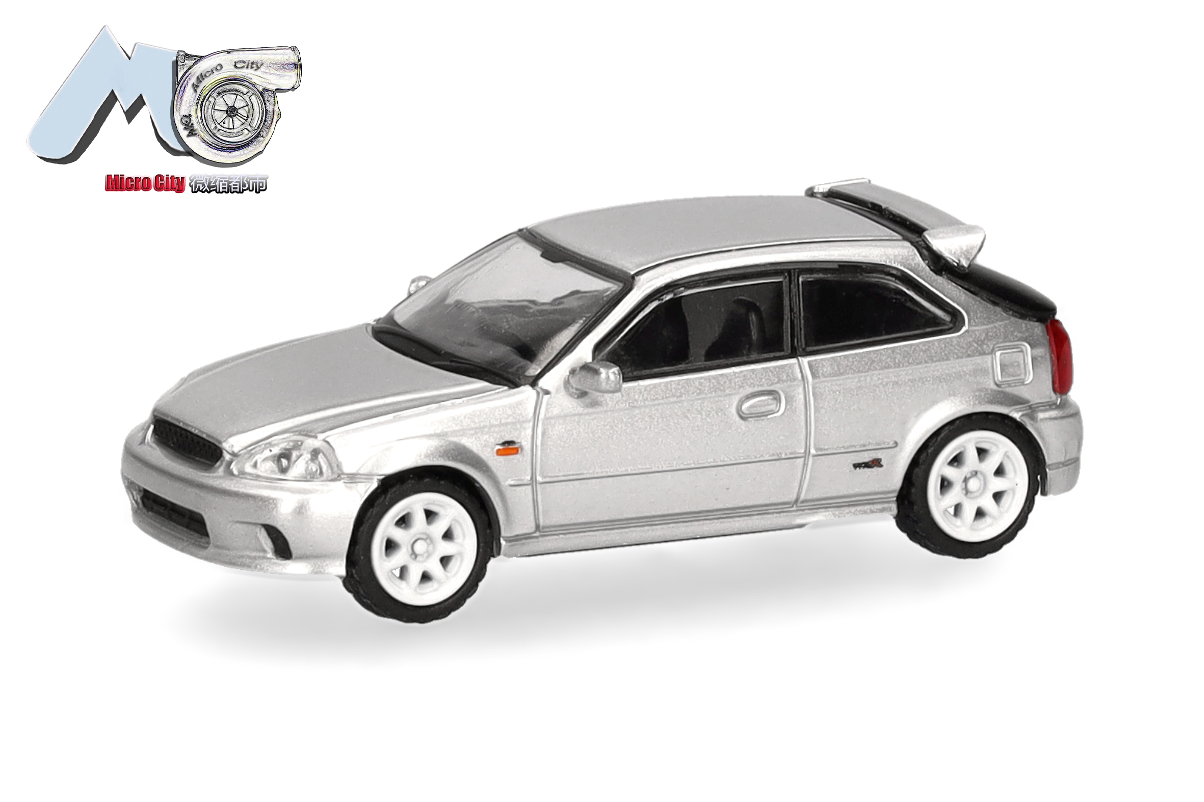 Herpa 87MC000158 Honda Civic Type R EK9 silber