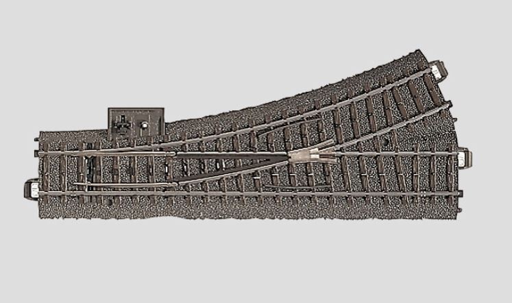 Märklin 24611 Weiche links Länge 188,3 mm 1:87 Spur H0 AC Neu