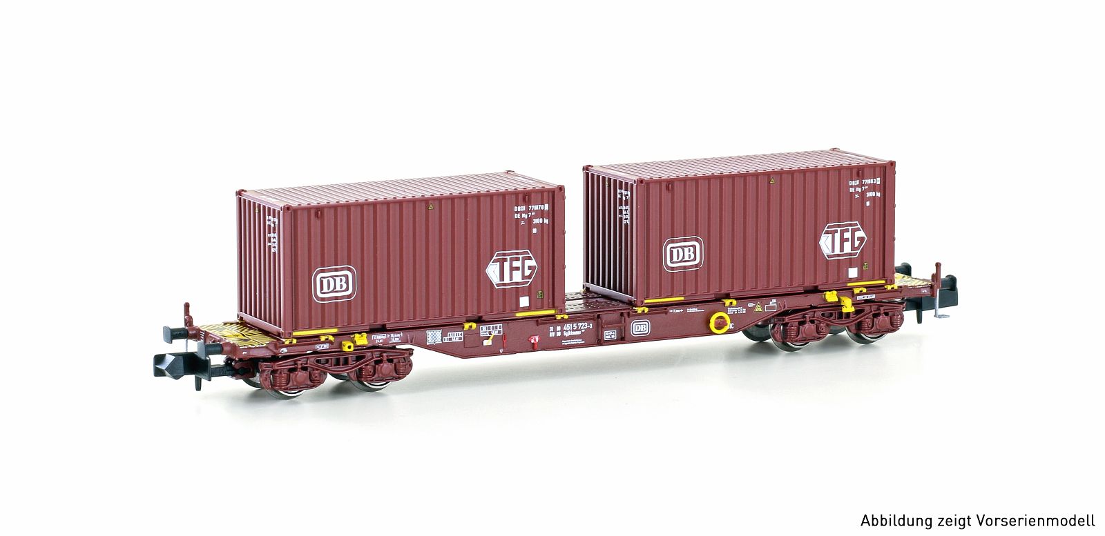 Hobbytrain H23202 Containerwgn Sgjkkmms 699 DB Ep.IV DB/TFG Spur N