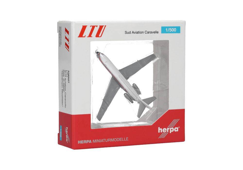 Herpa 538527 LTU Sud Aviation Caravelle D-ABAF 1:500 Standmodell