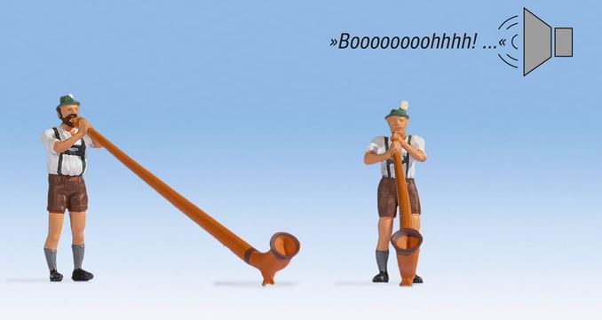 Noch 12821 Alphornbläser Spur H0 NEU OVP Figuren