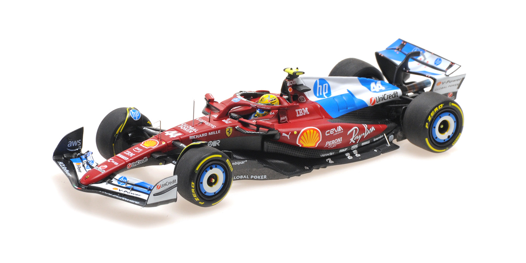 BBR 254444 LEWIS HAMILTON MIAMI GP 2025 FERRARI SF-25 1:43