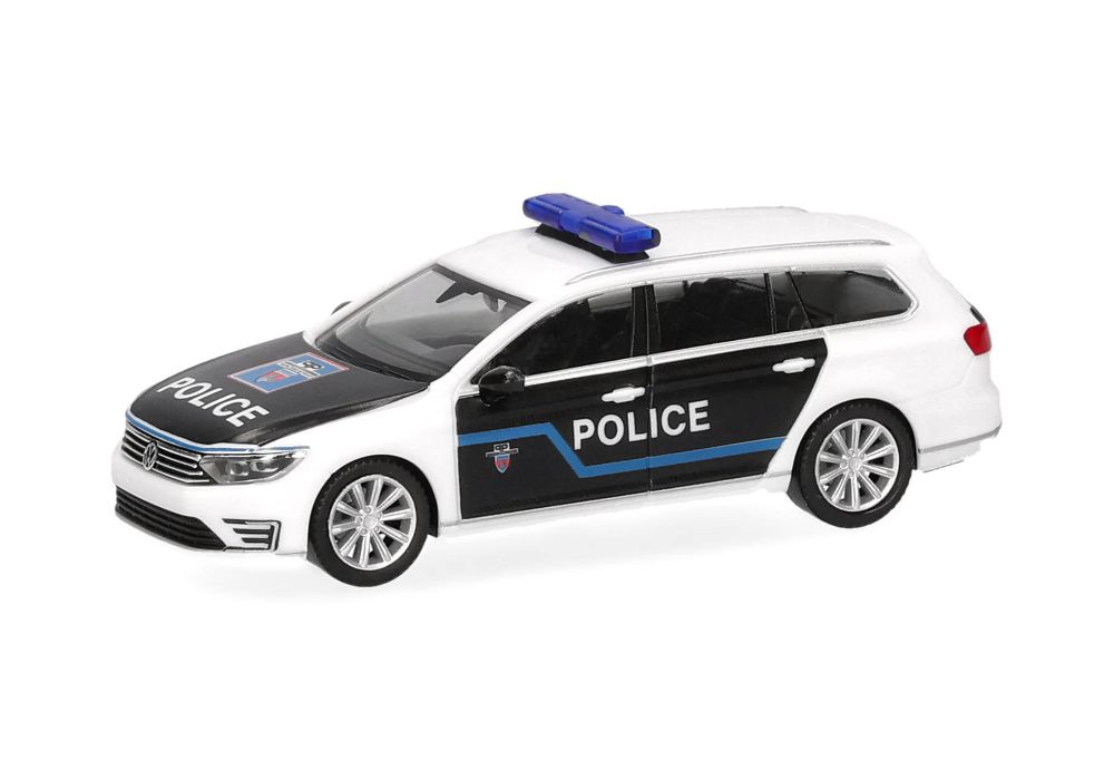 Herpa 099097 VW Passat Variant GTE "Police Paris" 1:87 Spur H0 NEU