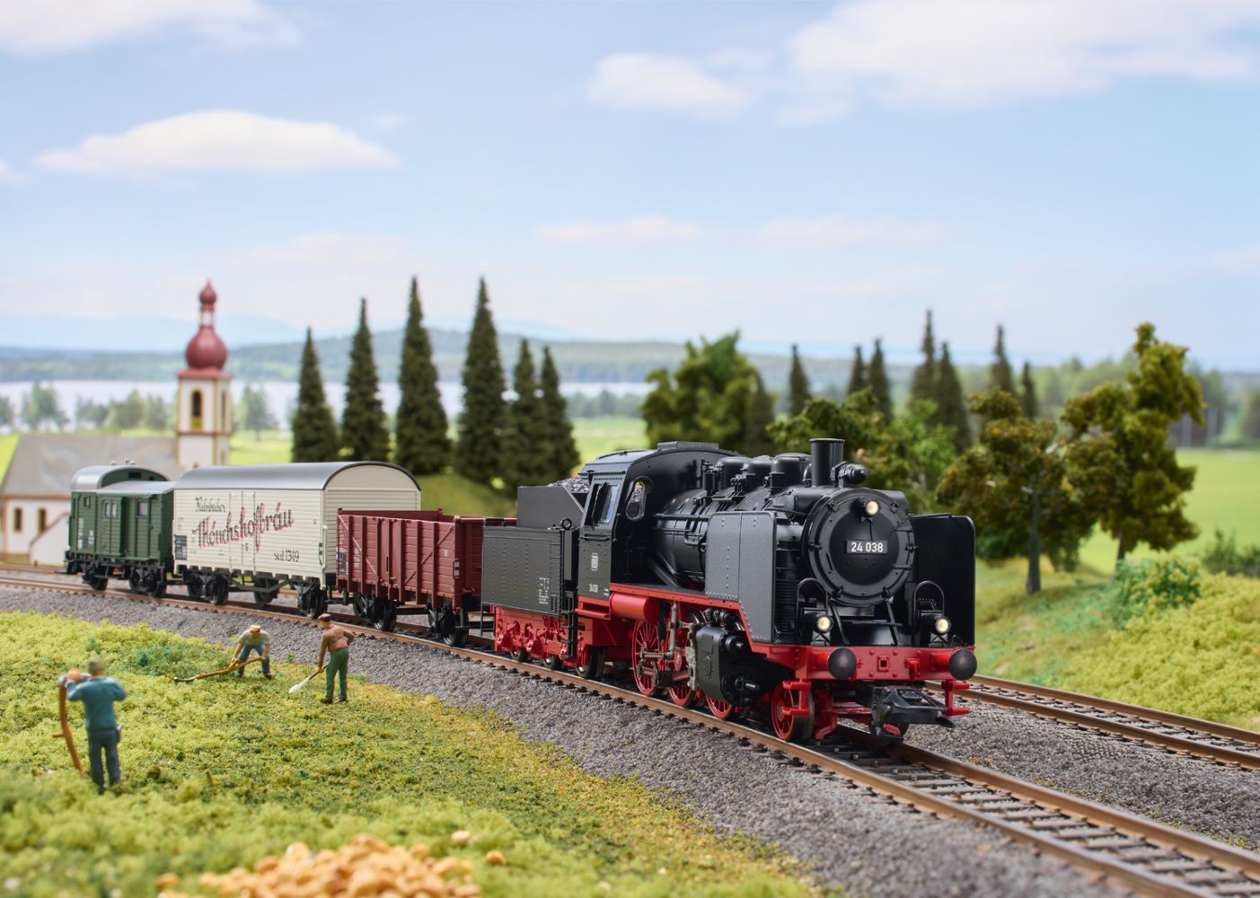 Märklin 29249 Digital-Startpackung Nahgüterzug BR 24 DB Spur H0